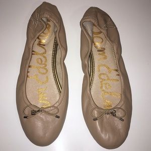 $38⬇️Sam Edelman Felicia Flats Nude